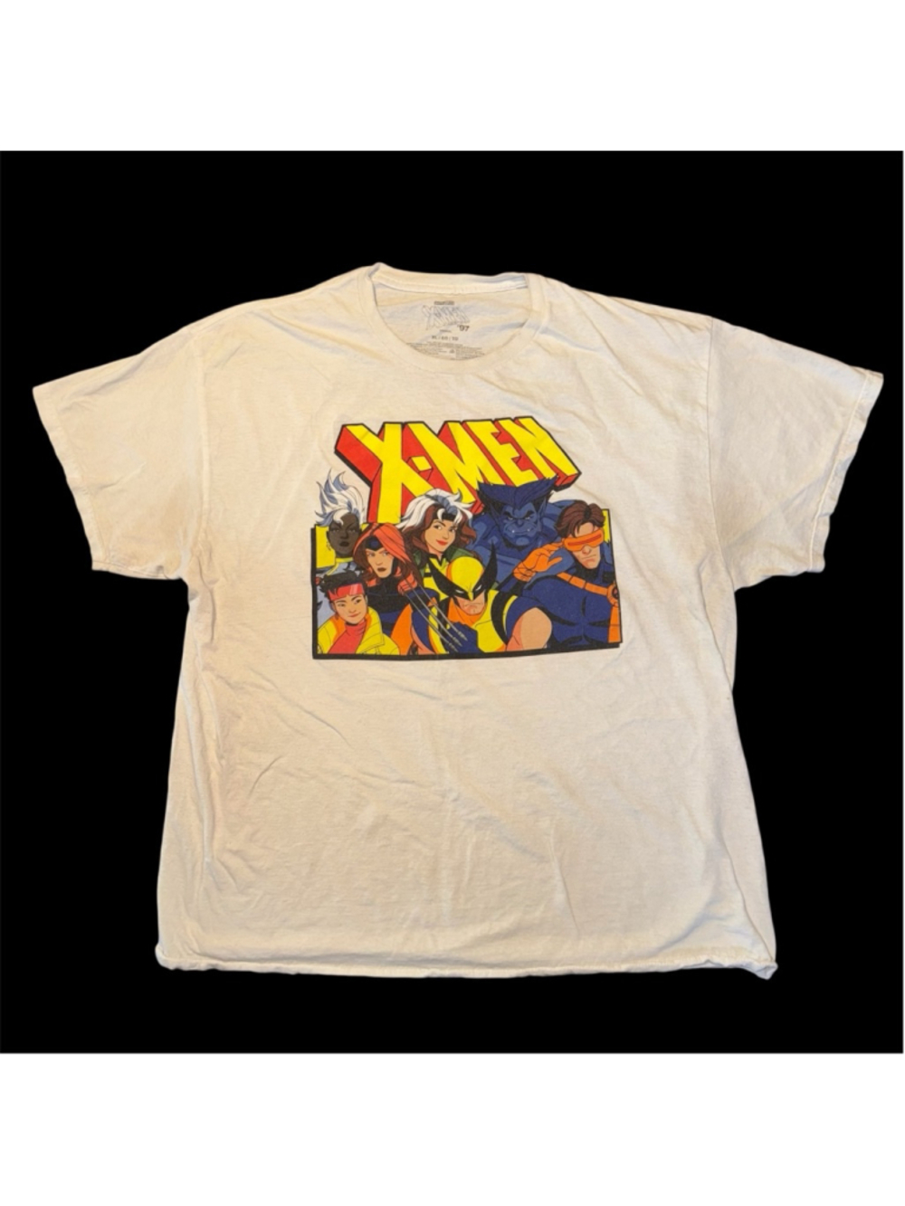 Marvel X-Men '97 White Multicolor Short Sleeve Tee XL